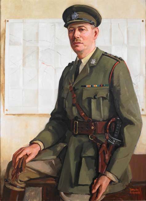 Colonel Reginald Pellatt, VD – Fourteenth Commanding Officer, 1925-1930 and Honorary Colonel, 1951-1956. The original oil painting by Dorothy Stevens hangs in the Officers' Mess.